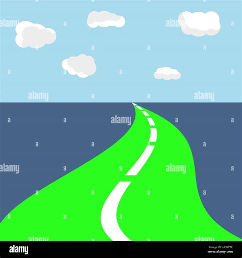 Winding road vector element graphic hi-res stock photography and images ...