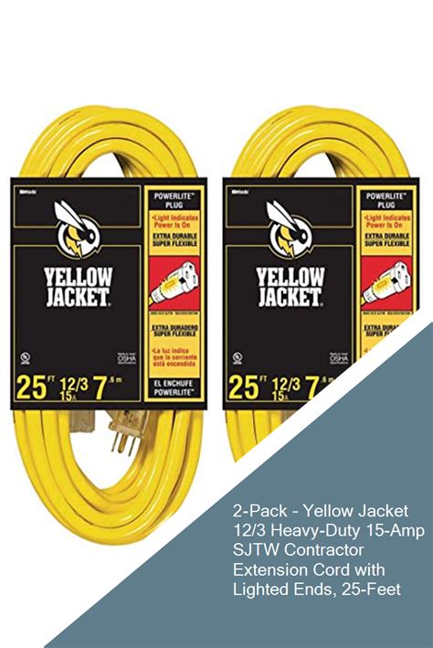 Pack Yellow Jacket Heavy Duty Sjtw Contractor Extension