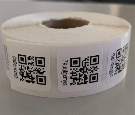 Chromo Paper Rectangular Barcode Printing Sticker Packaging Type Roll