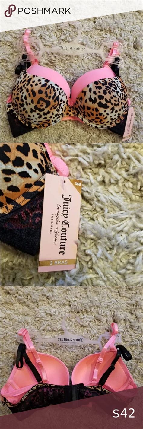 Juicy Couture 2PK Sexy Extreme Push Up Bra Set 36B Push Up Bra Bra