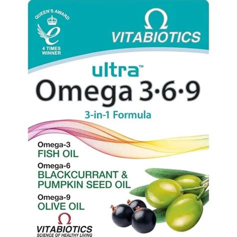 Vitabiotics Ultra Omega 3 6 9 3 In 1 Formula 60’s