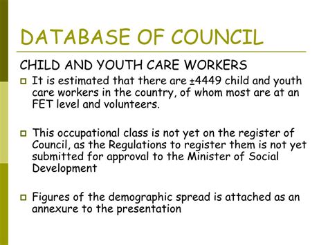 PPT BRIEFING REPORT SOUTH AFRICAN COUNCIL FOR SOCIAL SERVICE