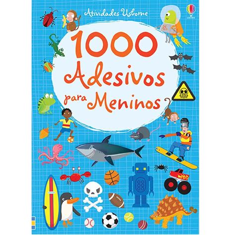 Livro 1000 Adesivos Para Meninos Fiona Watt Infantil De 4 A 10