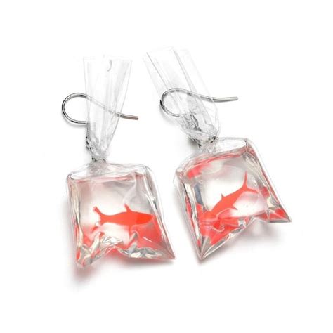 Fish Bowl Earrings Etsy