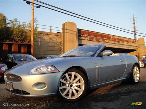 Frost Blue Metallic Jaguar Xk Xk Convertible Photo