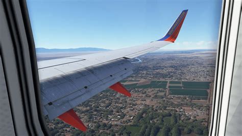 MSFS Southwest 737 700 Arrival Into Albuquerque YouTube