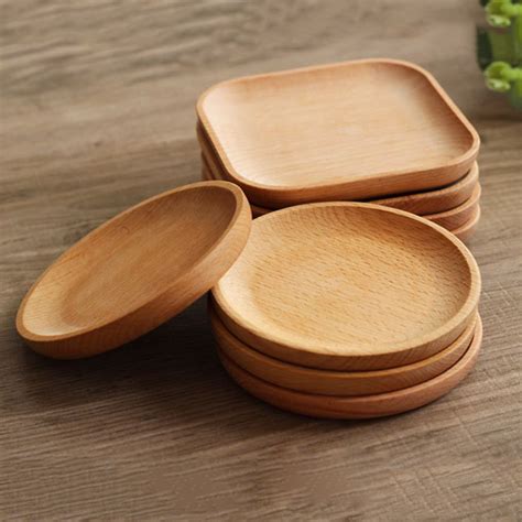 Assiette Ronde En Bois Pour La Maison Et L Cole Vaisselle Anglaise