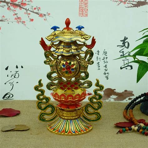 A combination of eight auspicious auspicious symbols / Tantric Buddhism supplies / auspicious ...