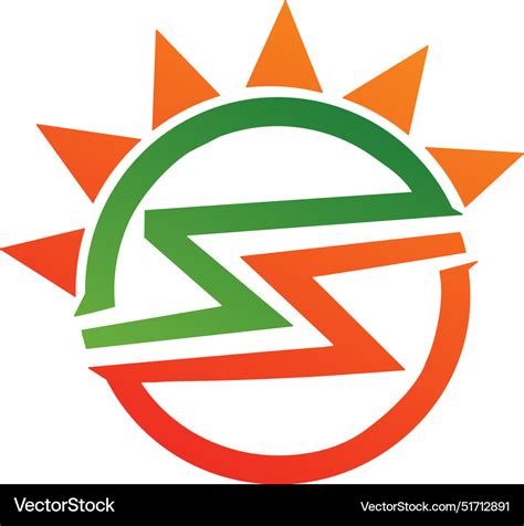 Solar panel logo design png images Royalty Free Vector Image