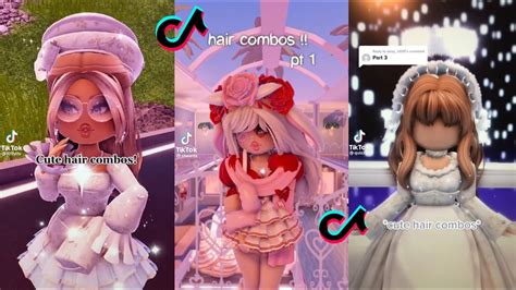 🍪royal High Hair Combos Tiktok Compilation🍪 Daydream Playz Youtube