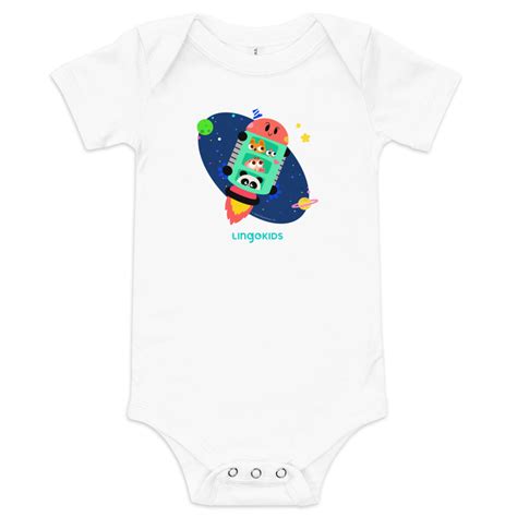 Lingokids Baby Bot Short-Sleeve Bodysuit – Monkimun Inc.