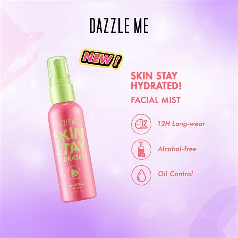 [ready Stock] Dazzle Me Skin Stay Hydrated Facial Mist Rehydrating