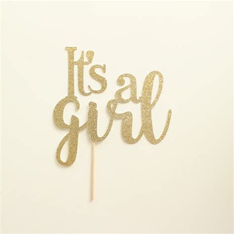 It S A Girl Baby Shower Cake Topper Baby Shower Cakes Girl Cake