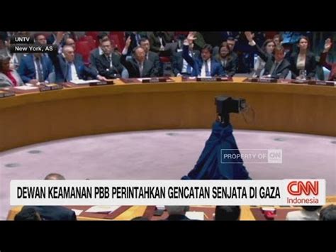 Akhirnya Dewan Keamaan PBB Perintahkan Gencatan Senjatan Di Gaza YouTube