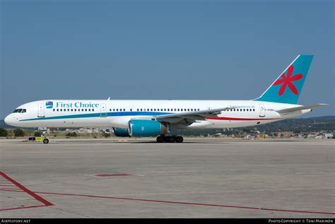 Aircraft Photo Of G OOBH Boeing 757 236 First Choice Airways