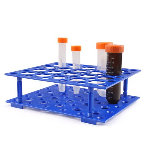 1X Plastic Test Tube Rack Centrifuge Holder Stand Detachable For Tube