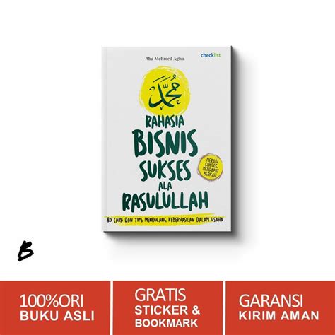 Jual Buku Rahasia Bisnis Sukses Ala Rasulullah Checklist Shopee