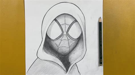 How To Draw Miles Morales Spider Man Step By Step YouTube