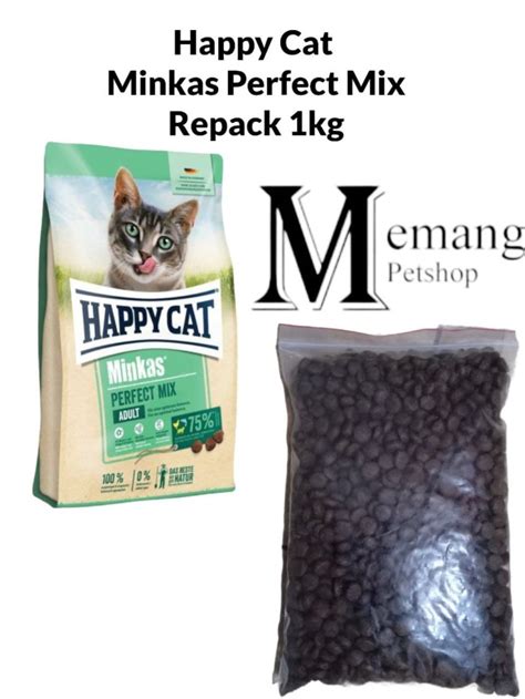 Promo Happy Cat Kg Repack Minkas Perfect Mix Makanan Kucing Cat Food