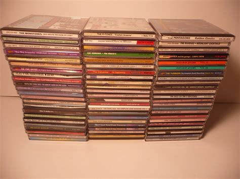 Lot Of 69 Doo Wop R B 1950s Music CDs In Cases Box Sets See Photos