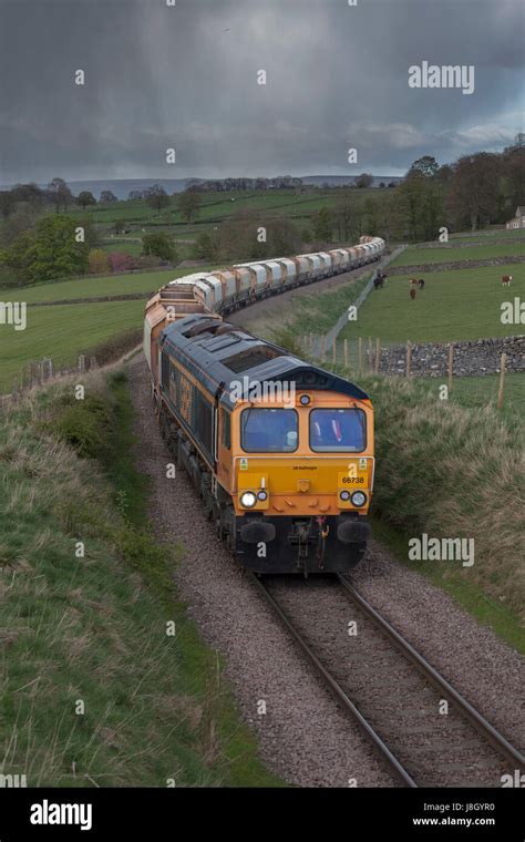 Rylstone North Of Skipton Rylstone Branch GB Railfreight Class 66