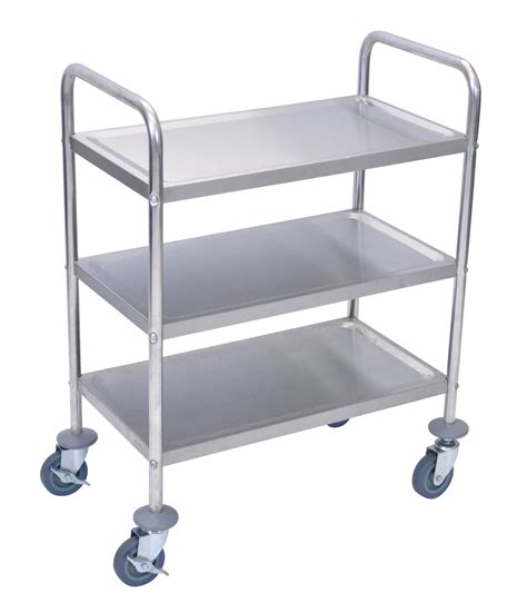 3 Shelf Stainless Steel Cart Doug Brown And Associates Db Medical