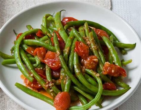 Receta de Judías Verdes con Tomate cherry