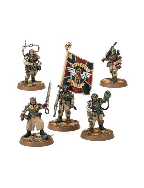 Cadian Command Squad Escuadra De Mando De Cadia Astra Militarum