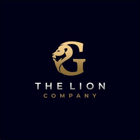 Premium Vector Letter G Lion Head Elegant Luxury Initial Logo Design