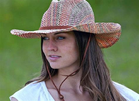 Blu Eyed Cowgirl Female Westerns Models Hats Ranch Country