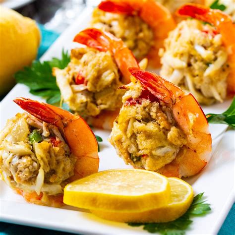 Crab Cake Stuffed Shrimp Spicy Southern Kitchen