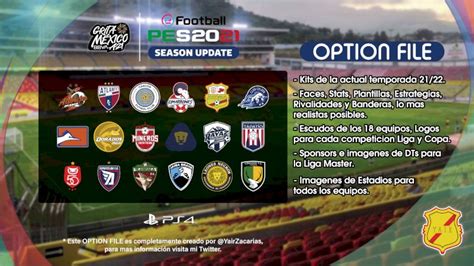 PESFutebol Pro Evolution Soccer Option Files Community