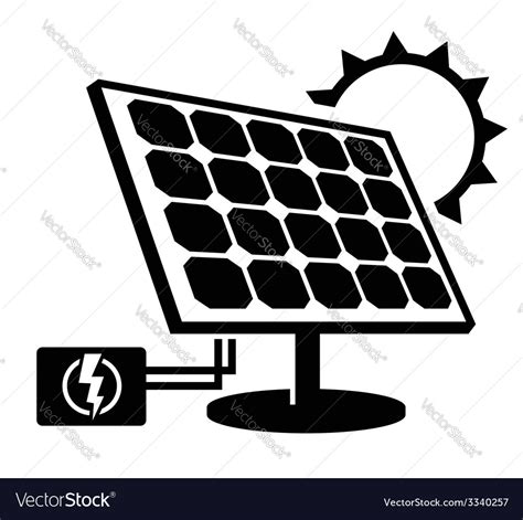 Solar Panel Icon Royalty Free Vector Image VectorStock