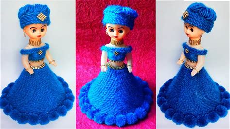 ऊन से गुड़िया सजाने का आसान तरीका Diy Doll Decoration Oon Ki Gudiya