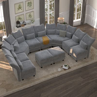 Latitude Run Ahren Piece Upholstered Reclining Sectional Wayfair