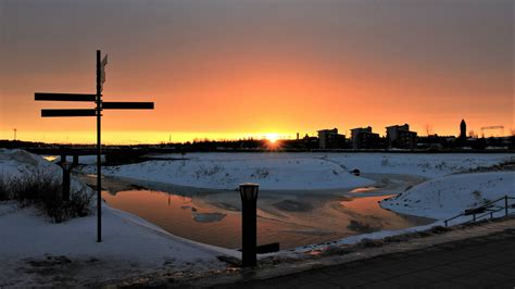 LENS and COVER - PHOTOGRAPHY: Sunset on Tornio Finland and Haparanda ...