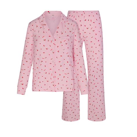 Soft Lounge Sleep Set Cherry Blossom Print