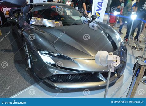 Ferrari Sf90 Stradale At Manila Auto Salon In Pasay Philippines