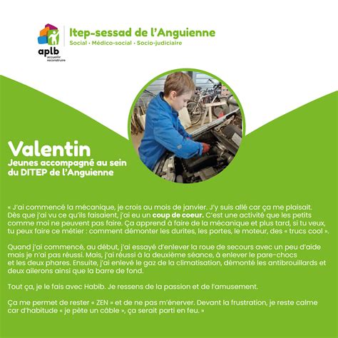 Témoignage de Valentin jeune accompagné au sein du DITEP de l Anguienne