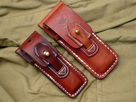 Pin on Leather pocket sheath