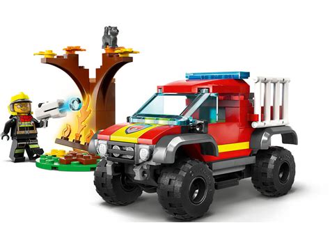 Acheter Lego City Fire Truck Fire Truck Rescue 4x4 60393 Juguetilandia