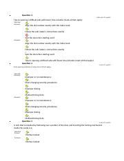 Summer 2020 Physical Security ISOL 634 05 Quiz 3 Docx Question 1