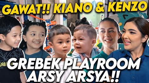 Untuk Pertama Kalinya Kiano Dan Kenzo Keliling Playroom Arsy Arsya