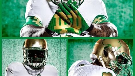 Notre Dame Reveals Shamrock Series Uniforms Not Bad Nbc Sports