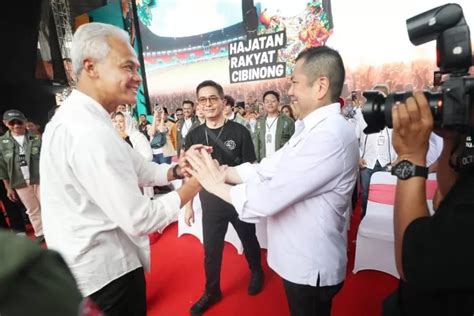 Saat Hajatan Rakyat Hary Tanoe Ajak Pendukung Menangkan Ganjar Mahfud