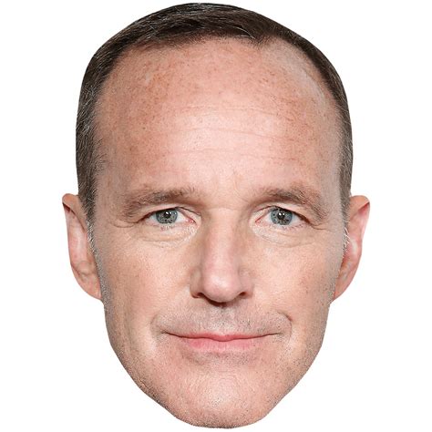 Clark Gregg Stubble Maske Aus Karton Celebrity Cutouts