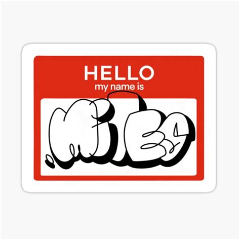 Hello My Name Is Miles Morales Sticker By Series Graphics Redbubble