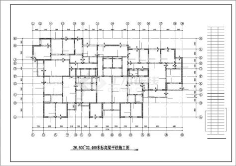 某33层纯剪力墙高层住宅结构设计图居住建筑土木在线