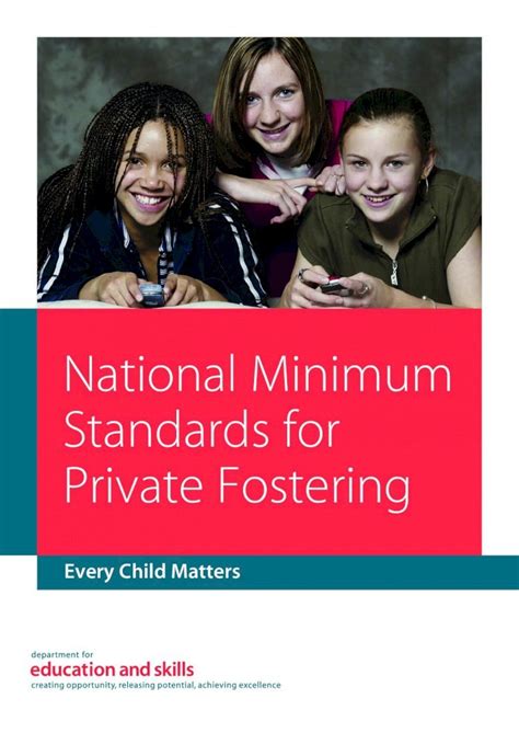 Pdf National Minimum Standards For Private Fostering Fostering Are