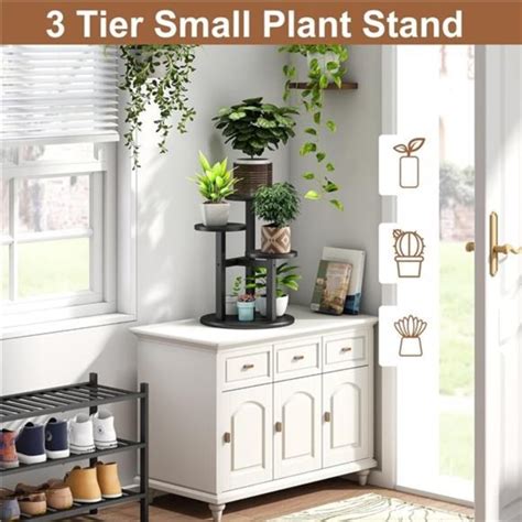 Storage & Organization | Plant Stand Small Bamboo Plant Stand Movable ...